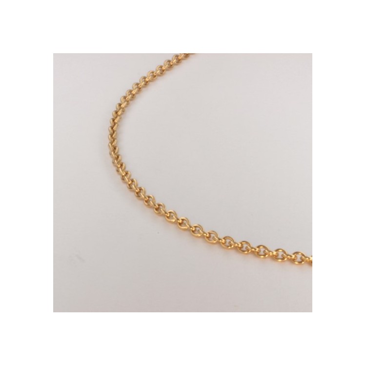 Necklace massive cable chain ~1.9mm ~45.5cm