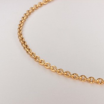 Rundankerkette massiv Halsschmuck ~2.3mm ~45.5cm