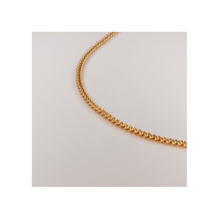 Necklace massive round curb chain ~1.8mm ~45cm Necklace massive round curb chain ~1.8mm ~45cm
