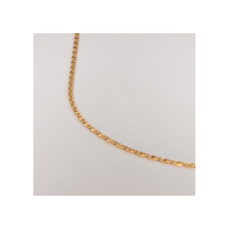 Necklace massive fancy curb chain ~1.4mm ~40cm Necklace massive fancy curb chain ~1.4mm ~40cm