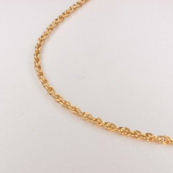 Collier chaîne forçat double massive ~1.75mm ~40.5cm