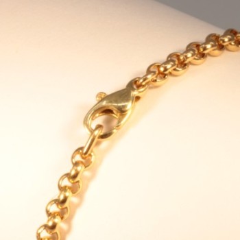Necklace massive belcher chain ~3.4mm ~40.5cm