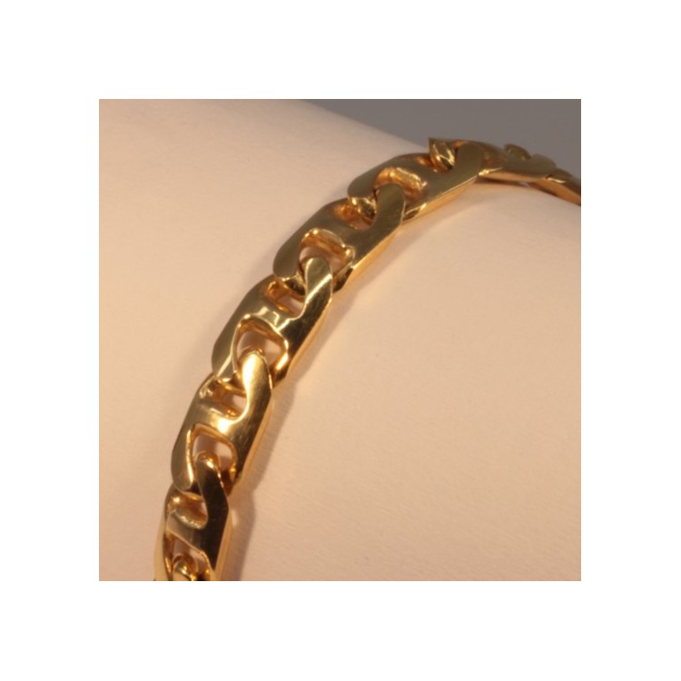 Bracelet chaîne fantaisie massive ~6.0mm ~21.5cm Bracelet chaîne fantaisie massive ~6.0mm ~21.5cm