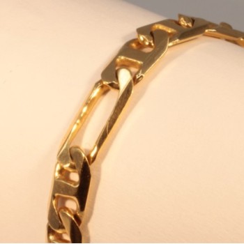 Figarokette massiv Armschmuck ~6.3mm ~21.5cm