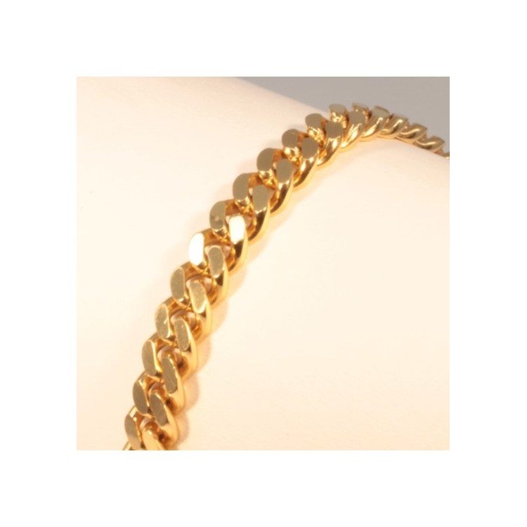Bracelet massive gourmette chain ~5.15mm ~21cm Bracelet massive gourmette chain ~5.15mm ~21cm