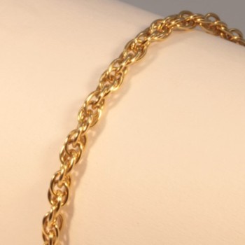 Bracelet chaîne forçat double massive ~3.0mm ~20.5cm