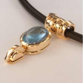 Aigue-marine Bleu pendant