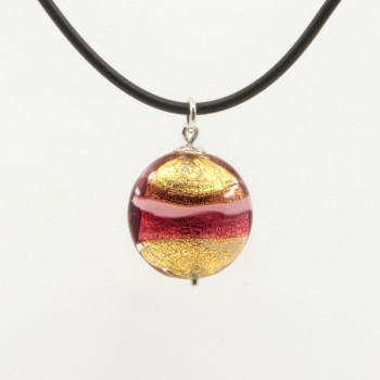 Murano Pink Gold pendant