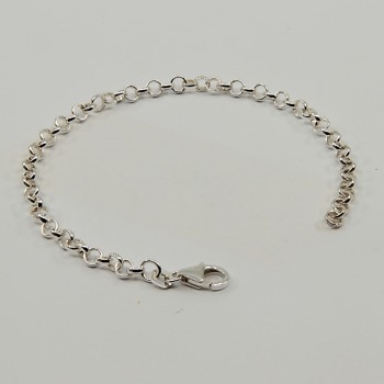 Bracelet massive oval belcher chain for charms