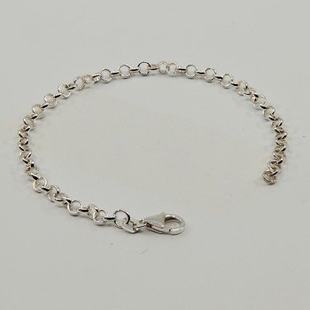 Bracelet massive oval belcher chain for charms