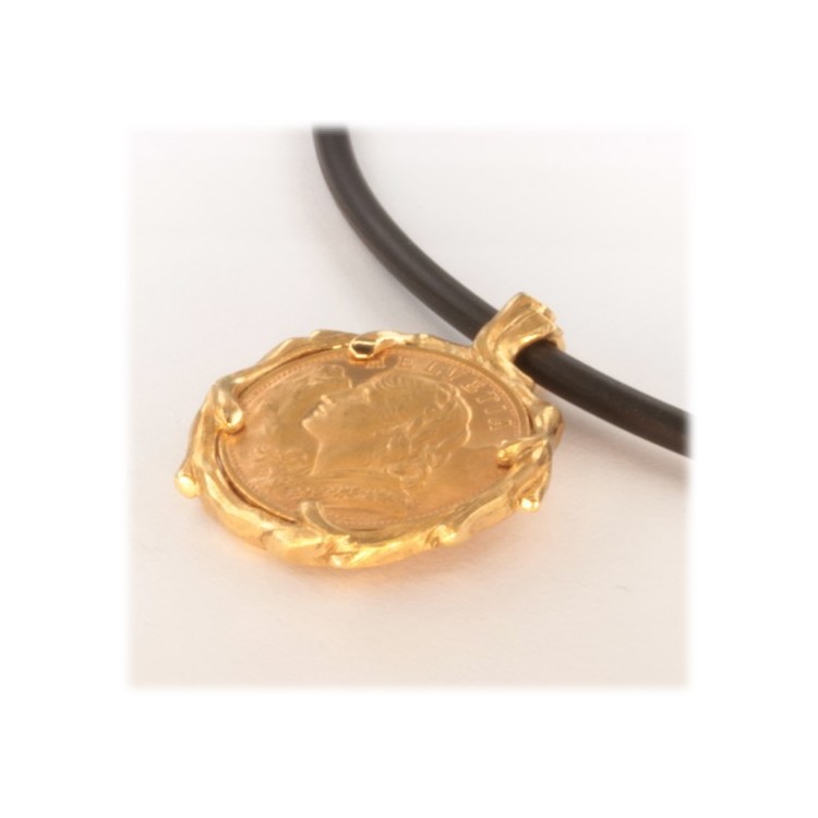 Swiss Vreneli pendant Swiss Vreneli pendant
