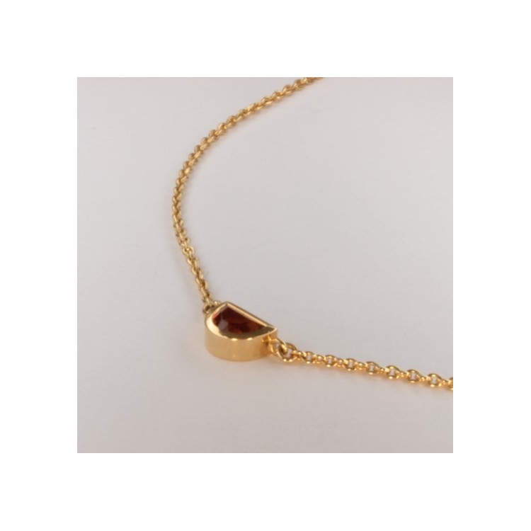 Collier pendentif Quartz Madère ~38cm Collier pendentif Quartz Madère ~38cm