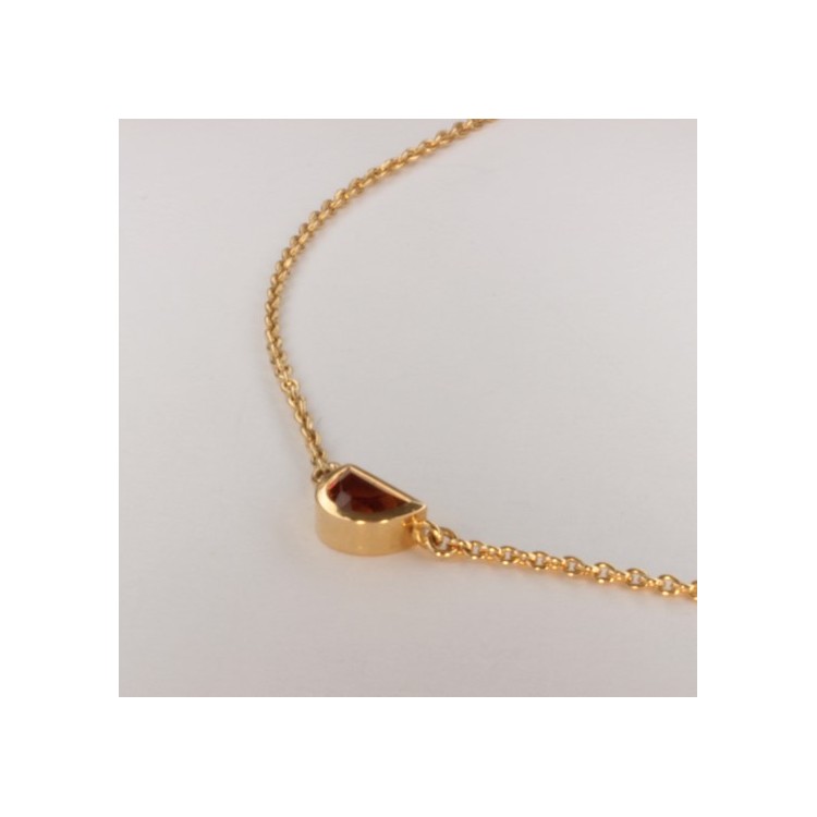 Madeira Quartz necklace pendant ~38cm