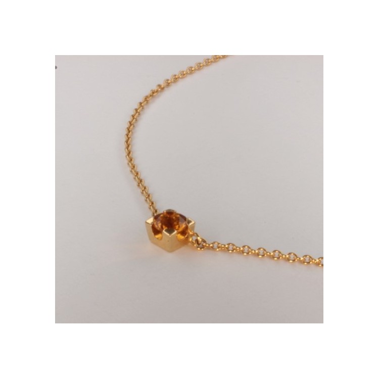 Citrine Jaune Halskette Anhänger ~39.5cm Citrine Jaune Halskette Anhänger ~39.5cm