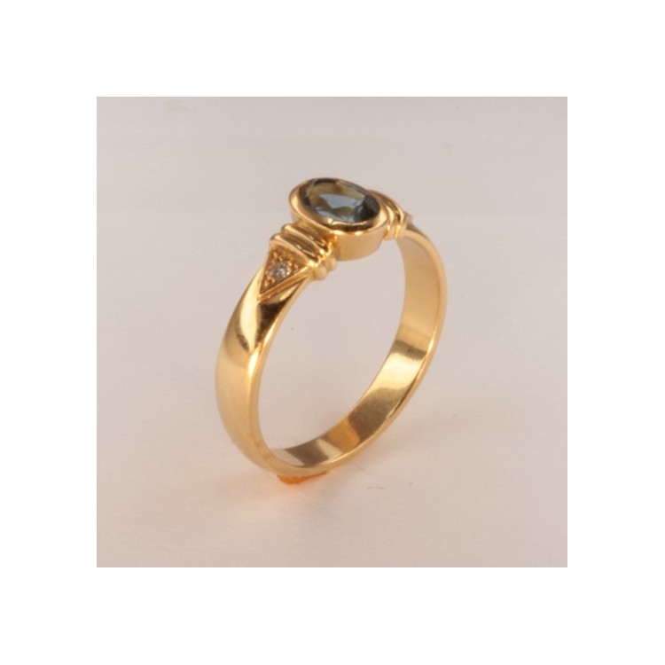 Aigue-marine Bleu ring Aigue-marine Bleu ring