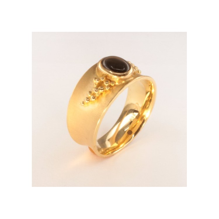 Saphir Noir Étoilé ring Saphir Noir Étoilé ring