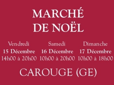 Marché de Noël à Carouge (GE)
