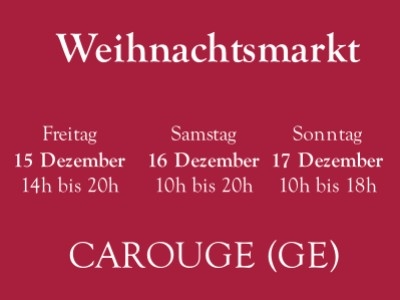 Weihnachtsmarkt in Carouge (GE)